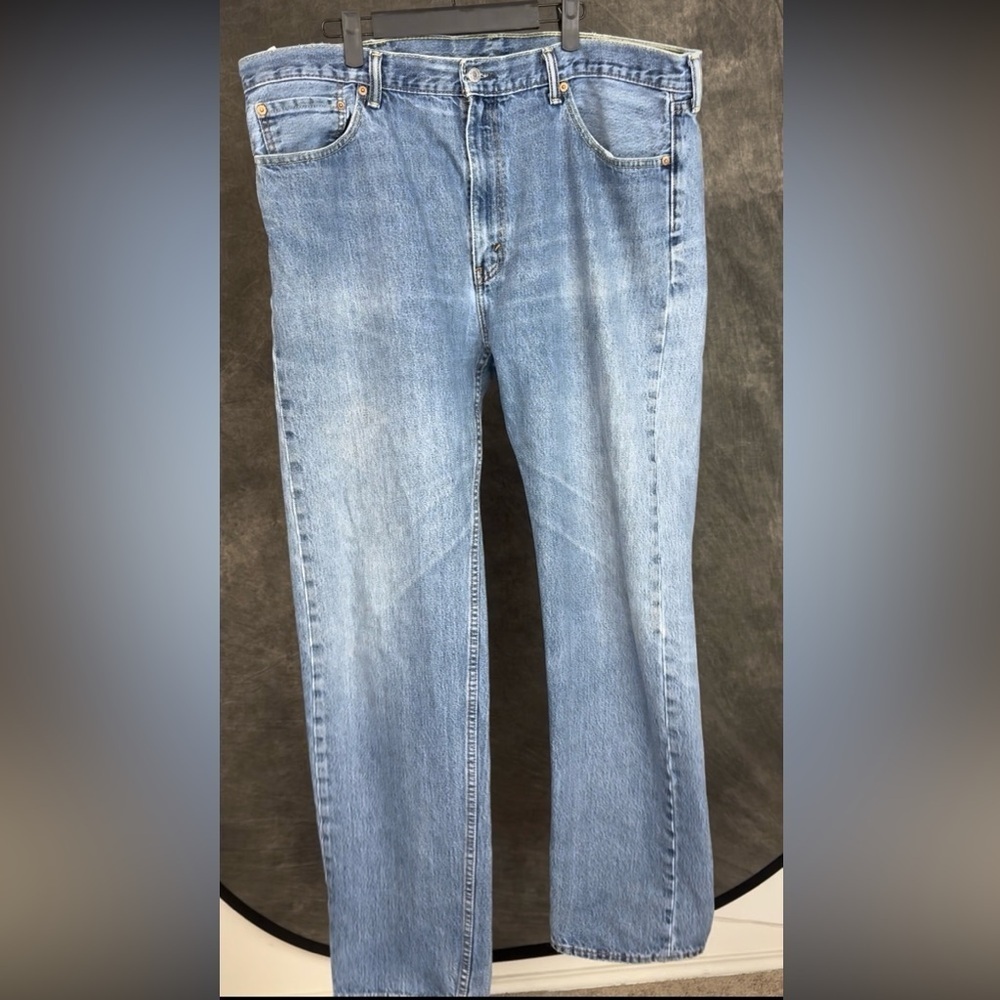 Levi’s 505 Regular Fit Straight Leg Jeans | 42×36 | Classic Blue Denim